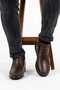 Men's Casual Shoes Boots Bootie, Soft Comfortable Comfort, Orthopedic Double Zipper, Genuine Leather - 3