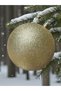 Christmas Pine Tree Ornament Large Size 12 cm Gold Color Christmas Ball (Shiny, Matte, Silvery) - 4