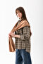 Square Patchwork Scarf - Sports Knitwear Knitted Shoulder Scarf |   Unisex Boho Shawl - Scarf - 4