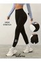 Women's Thermal Fabric Fleece Inside Sh Fleece-Lined Thermal Underwear Sports Outdoor Winter Leggings - 2