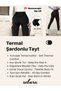 Women's Thermal Fabric Fleece Inside Sh Fleece-Lined Thermal Underwear Sports Outdoor Winter Leggings - 3