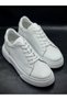 Genuine Leather White Men's Sports Shoes Orthopedic, Lightweight and Comfortable Sole, Stylish & Trendy Casual Sneaker - 7