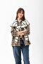 Square Striped Patchwork Scarf - Sports Knitwear Knitted Shoulder Scarf |   Unisex Boho Shawl - Scarf - 6