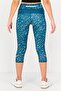 Women Sportswear Fit Training 3/4 Length Leggings, Multicolor - 3