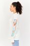Women Crew Neck Long Sleeve Graphic Print T-Shirt, White - 3