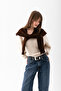 Yumoş Square Patchwork Scarf - Sports Knitwear Knitted Shoulder Scarf - Puffy Soft Textured Scarf - 5