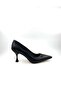 Genuine Leather High Heels Black Stiletto