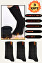 Men's Winter Socks Cotton Extra Thick and Warm Heat-Absorbing Towel Socks Set (3 Pairs)