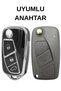 Fiat Peugeot Citroen Fiorino Linea Ducato Boxer Jumper Punto Doblo Panda Nano Key Case Cover Black - 2