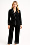 Women's Premium Robe Pajama Set – Thin B Piped Stylish 2-Piece Set