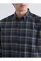Regular Fit Plaid Men's Shirt - 3
