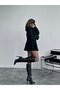 Women's Premium High Neck Sweater and Mini Skirt Knitwear Set - 2