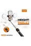 Plakoma Live-K9 Pro 1700mm Live Broadcast Stand Adjustable Tripod with Ring Light Mount - 3