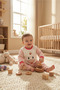 Baby Girl Cute Duck Printed Pink 100% Cotton 2-Piece Set - 2