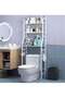 3 Tier Over Commode Shelving No Drilling Easy to Assemble High Capacity Very Sturdy Space-Saving She - 2