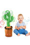 Funny Talking Cactus Toy for Kids – Rechargeable Dancing & Voice Repeating Toy with Music LED Lights - 3