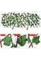 1.2M Green Leaf Fence, Outdoor Fence, Simulation Of Fake Plants - 2