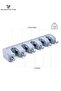 Household Wall-Mounted Mops And Brooms Store 5 Notches With 6 Hooks - 3