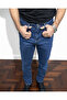Men's Light Blue Regular Fit Stretch Fabric Stretch Jeans - 2