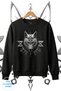 Kurt and Turk Special Collection Series-1 Design Printed 3 İp Ş Fleece-Lined 100% Cotton Sweatshirt
