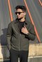Men's standard-fit, Shirt Collar, metal zip, Old Money Culture, semi-jacket, Jacket 644 - 5