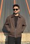 Men's standard-fit, Shirt Collar, metal zip, Old Money Culture, semi-jacket, Jacket 644 - 8
