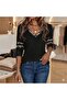Women's V-Neck Stylish Leopard Touch Blouse ~ New Season Special~ - 2