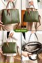 Women's Polo 3-Compartment Long Crisscross Strap Shoulder & Clutch Bag (32x24 Cm) - 2