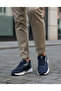 803 Men's Navy Blue White Daily Light Sole Orthopedic Lace-Up Shoes - 2