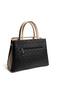 Black - Women's Handbag with S.Nut Logo Sp1264 - 4