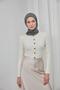 Viscose Velora Scarf Green Gray Textured Four Seasons 90X90 - 6