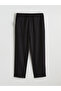 Lcw Grace Black Women's Elastic Waist Pants - 5