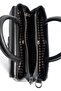 Black - Women's Handbag with S.Nut Logo Sp1264 - 6