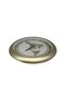 WORLD MAP WALL CLOCK 36 CM GOLD - 2
