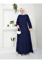 Women's Ayrobin Chic and Comfortable Fit Fabric Full-Length Modest Dress
