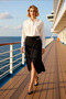 Women's Plain Midi Sarong Pattern Woven Skirt Accessory Detailed Functional Durable Quality Stylish