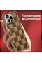 iPhone 16 Pro Max Hard TPU Case with Shockproof Bumper, Textured Non-Slip Brown (L) - 4