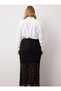 Women's Lace Midi Skirt High Waist Straight Cut Functional Durable Quality Comfortable Modern - 6