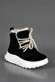 BTD02 Rope Cord Detailed Fur-Trimmed Boots - 3