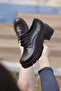 Jvl 023 Lace-Up Thick Heeled Loafer