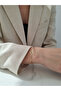 Gold Color Adjustable Birth Month Flower Bracelet (February) - 2