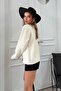 Women's Button Detailed Cardigan Ecru - 5