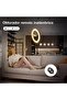 Light Ring with Tripod, Selfie Ring Light 10” Adjustable 1.8m and 37 Modes RGB Colors - 4