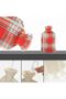 1 Piece 2 Liter Plaid Patterned Hot Water Bag with Cover – Soft, Safe, and Long-Lasting Heat Preservation - 4