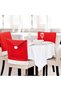 2PCS Christmas Chair Covers - Santa Claus Hat Slipcover for Dining Room Decoration - 2
