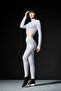 | 3D Sculpt Crop Top | High-Stretch Nylon | Women | XS-L - 4