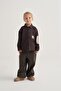 Unisex Children's Gabardine Shirt Brown - 2