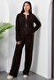 Double Zipper Pants Cardigan Knitwear Set L66004 - 4