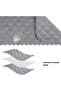 L Shape Sofa Cover, Dark Grey, Left Chair S 200cm - 8