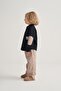 Unisex Children's Gabardine Shirt Navy Blue - 3